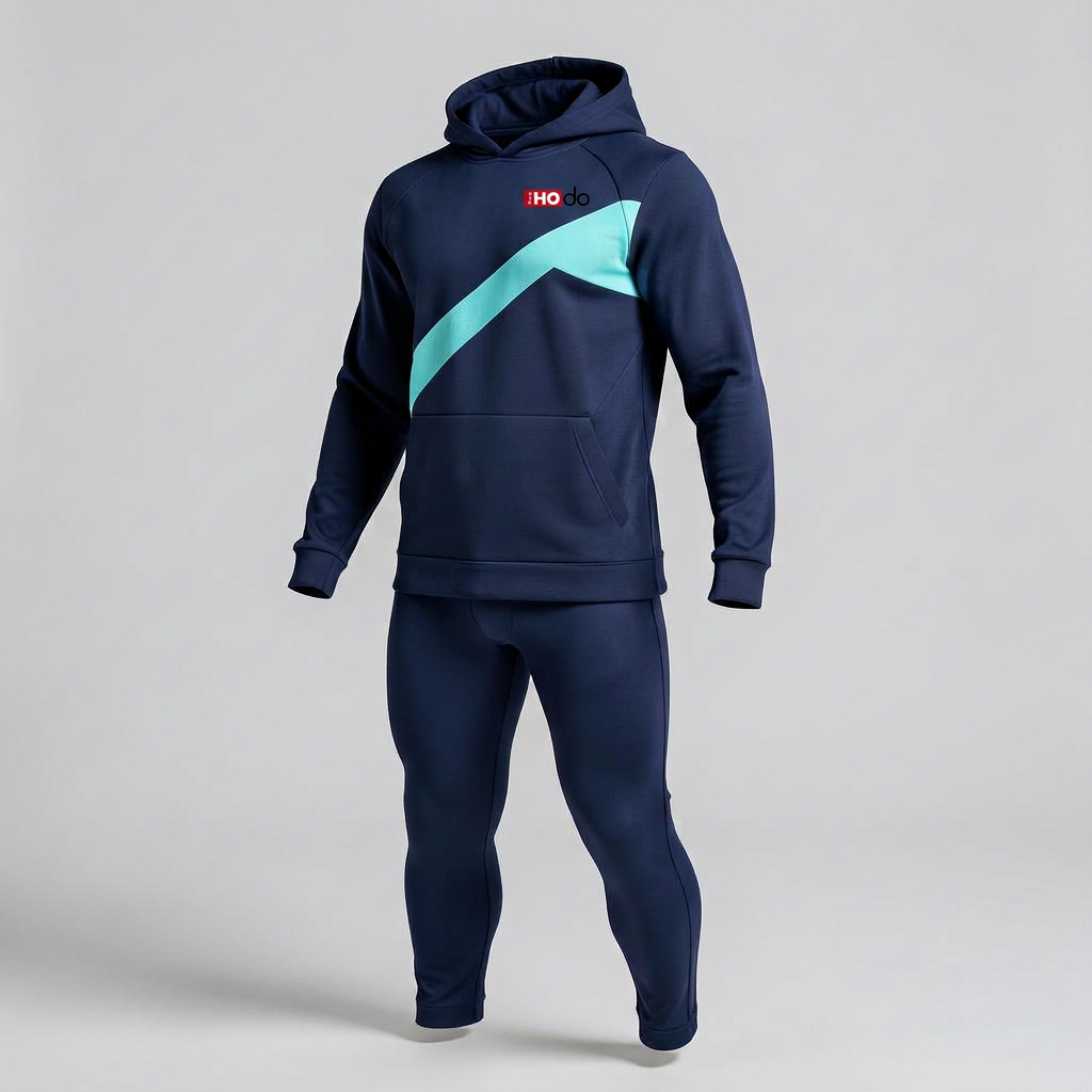 Hooded Training apparel product without model