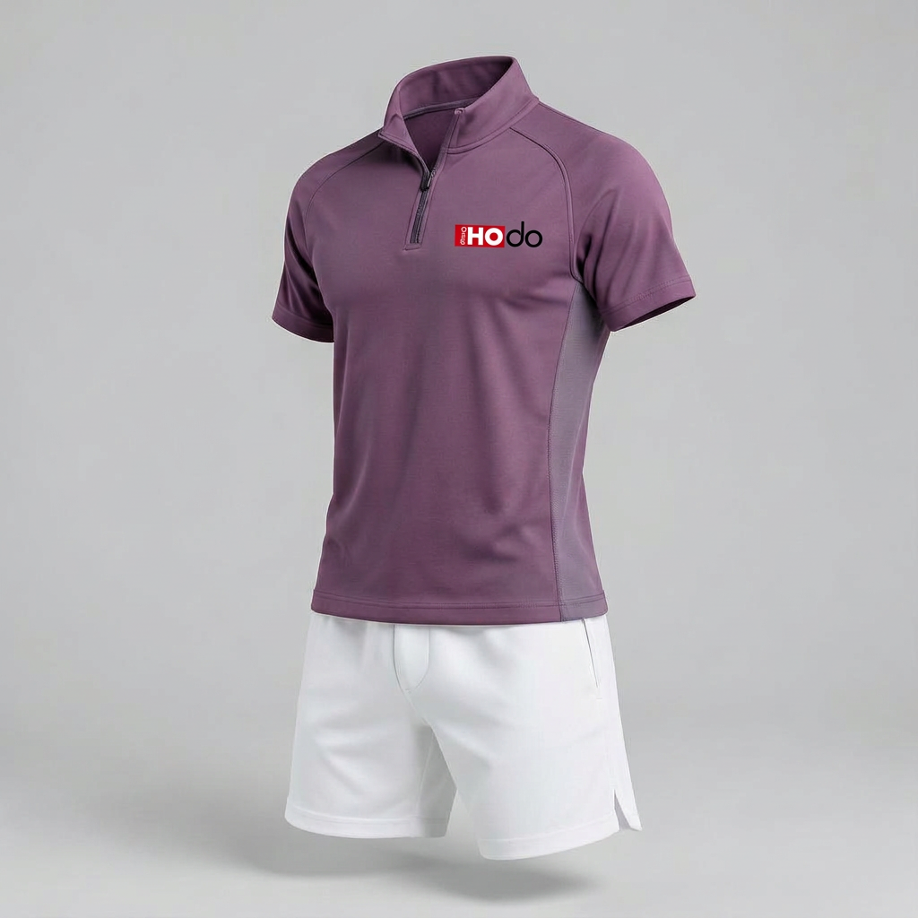 Quarter-Zip Court apparel product without model